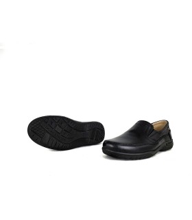 suela ligera negra zapato mocasín Luisetti hombre