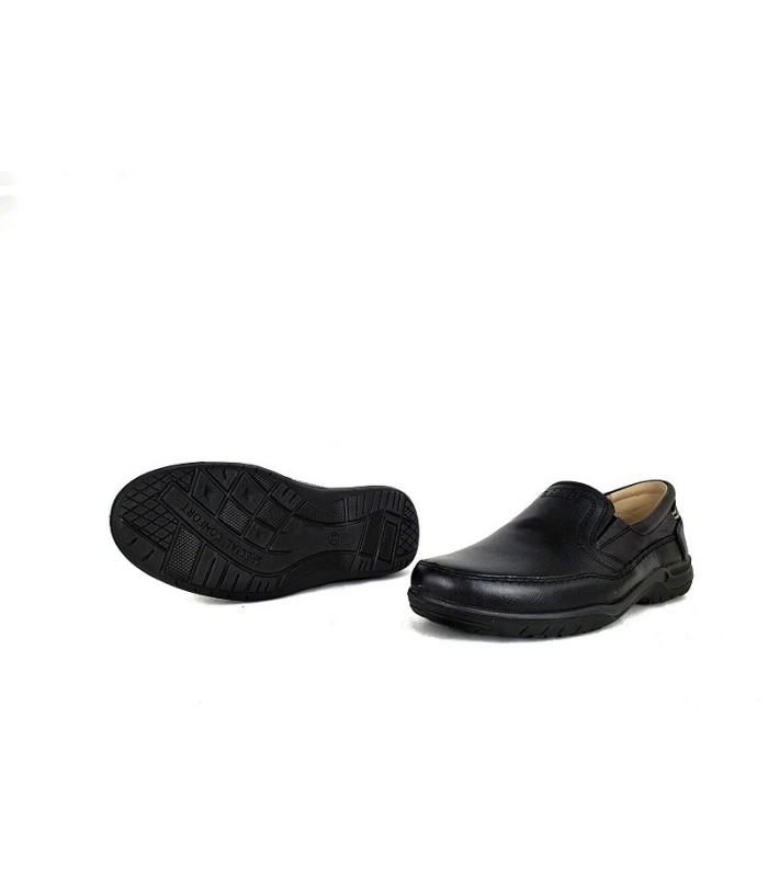 suela ligera negra zapato mocasín Luisetti hombre