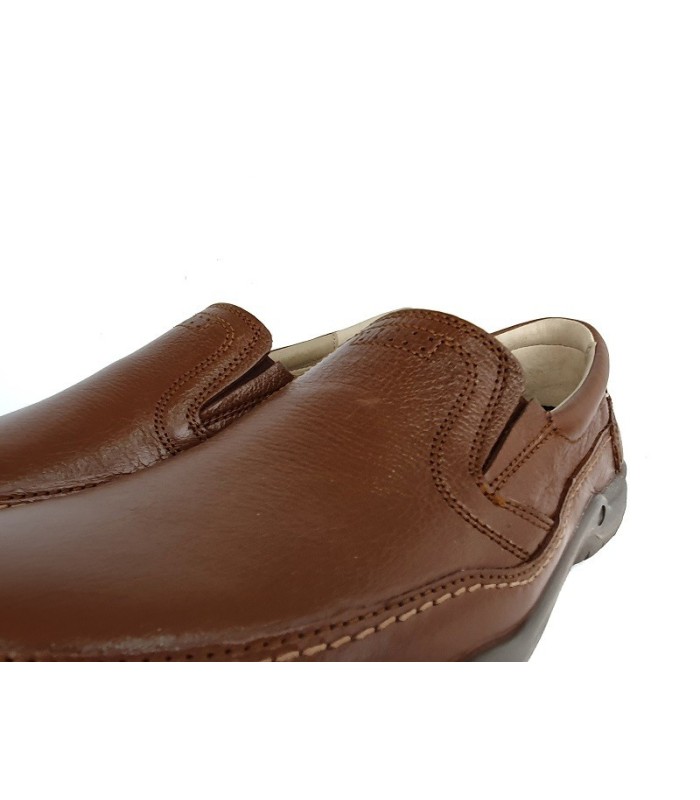 detalle piel cuero mocasín sport Luisetti