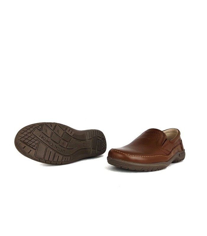 suela ultraligera poliuretano mocasín cuero Luisetti