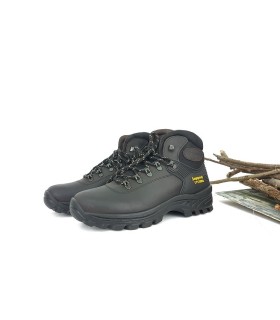 "Botas de trekking Grisport marrón-negras con tecnología GRITEX y suela de poliuretano"
