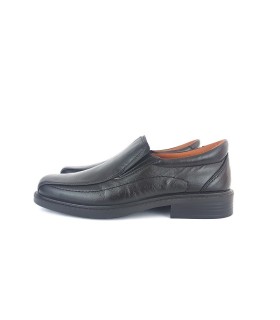 Zapatos profesional sin cordones Luisetti visto desde atras.