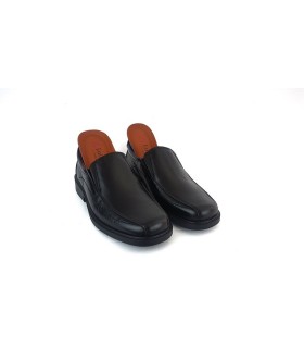 Zapato mocasín para hombre en negro para profesionales de Luisetti