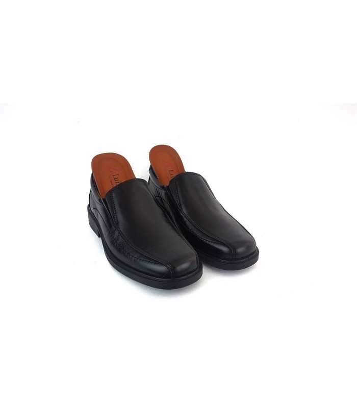 Zapato mocasín para hombre en negro para profesionales de Luisetti