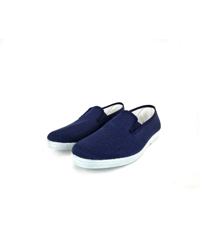 Alpargatas de verano de color azul de hombre fabricada por Chapines