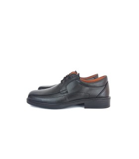 Zapatos de hombre para trabajar,para profesionales de la hostelería en negro con cordones de Luisetti