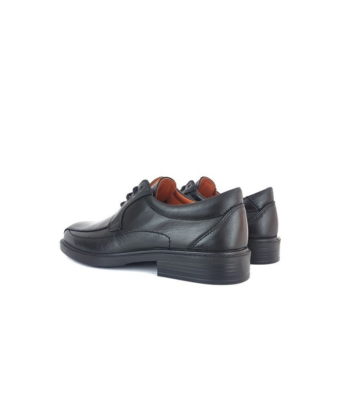 Zapatos de hombre para trabajar,para profesionales de la hostelería en negro con cordones de Luisetti