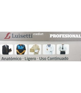 Zapato de hombre para trabajar,para profesionales de la hostelería en negro con cordones de Luisetti