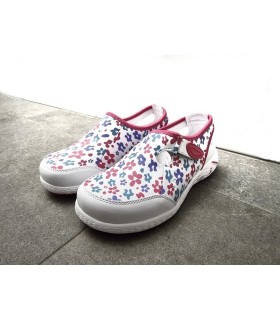 zapato mujer piel flores para profesionales