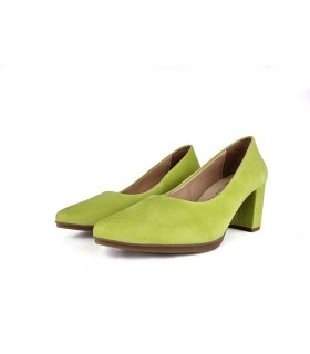 Zapato mujer tacón Urban medio planta de gel de Mimao lima