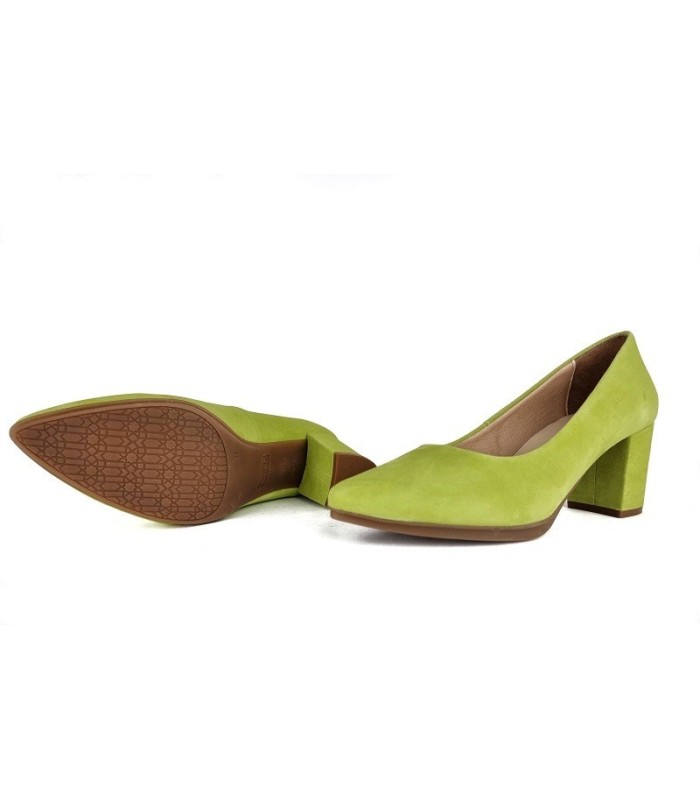 Zapato mujer tacón Urban medio planta de gel de Mimao lima