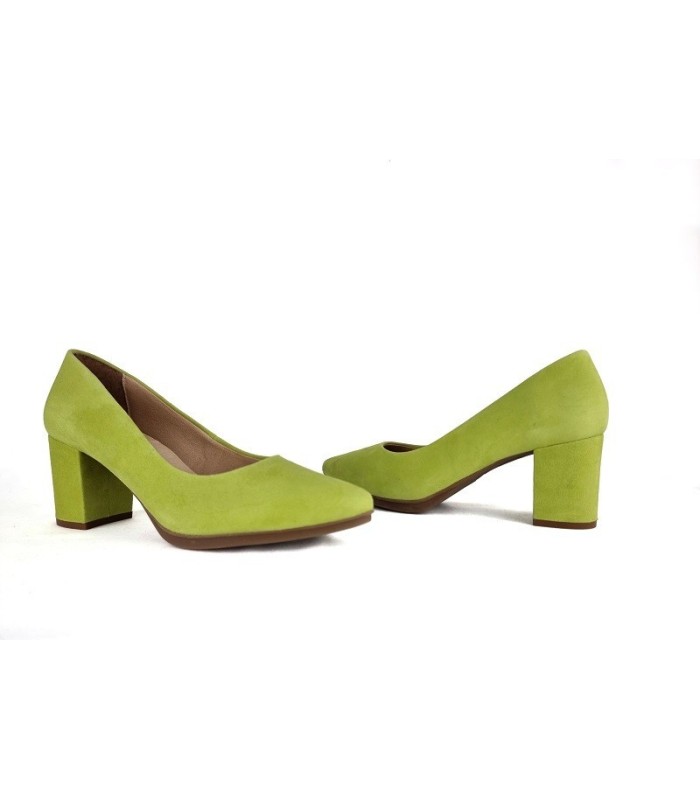 Zapato mujer tacón Urban medio planta de gel de Mimao lima