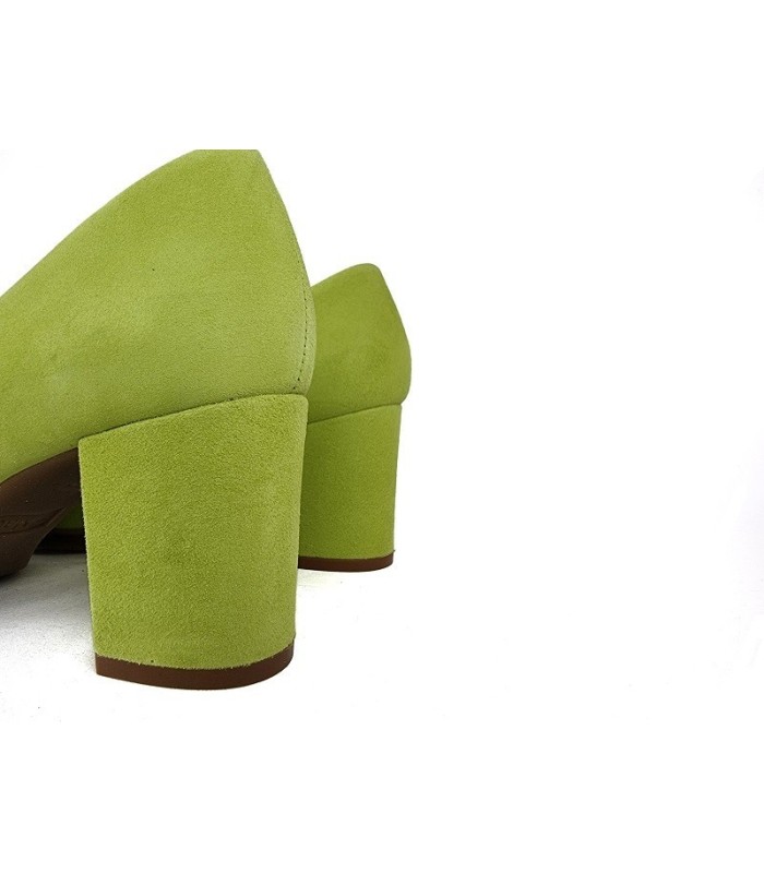 Zapato mujer tacón Urban medio planta de gel de Mimao lima
