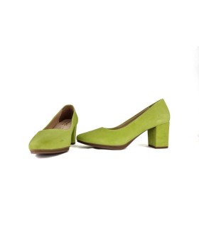 Zapato mujer tacón Urban medio planta de gel de Mimao lima