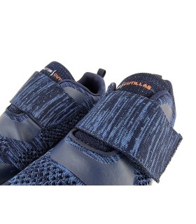 Zapatilla deportiva azul velcro del Doctor Cutillas
