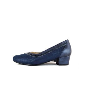 Foto de perfil:
Zapato mujer azul tacón medio Doctor Cutillas en piel