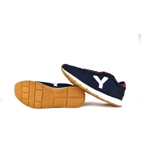 Zapatilla deportiva sneaker Luxemburgo marino de Yumas