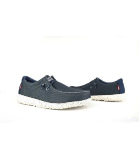 Zapato-alpargata cordon elástico azul de Sweden Kle