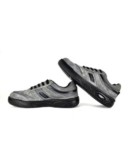 Zapatillas Classics Ecológico Serraje gris de Paredes