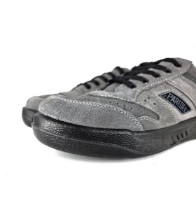 Zapatillas Classics Ecológico Serraje gris de Paredes