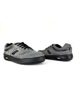 Zapatillas Classics Ecológico Serraje gris de Paredes