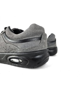 Zapatillas Classics Ecológico Serraje gris de Paredes
