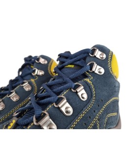 Botas seguridad respirable de gamuza azul de Safety Jogger