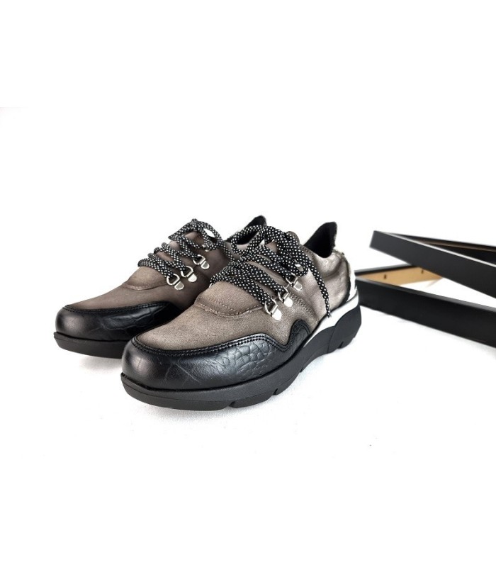 Zapato mujer Dora de cordones potro de Nival