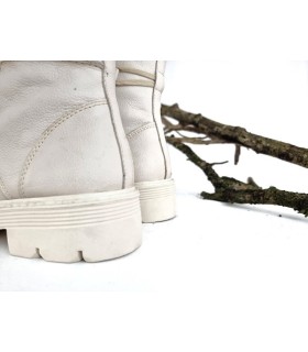 Bota tipo militar beige de Marco Tozzi