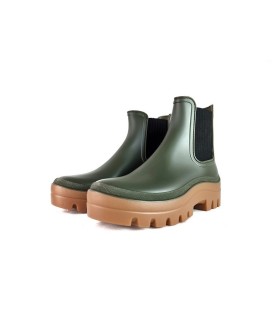 Botín impermeable estilo nórdico Igor Soul kaki - diseño medio perfil