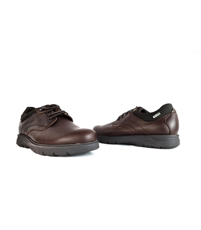 Zapatos de hombre piel marrón con cordones de Himalaya