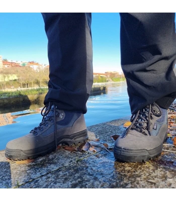Bota montaña, trekking sencilla azul de Notton hombre