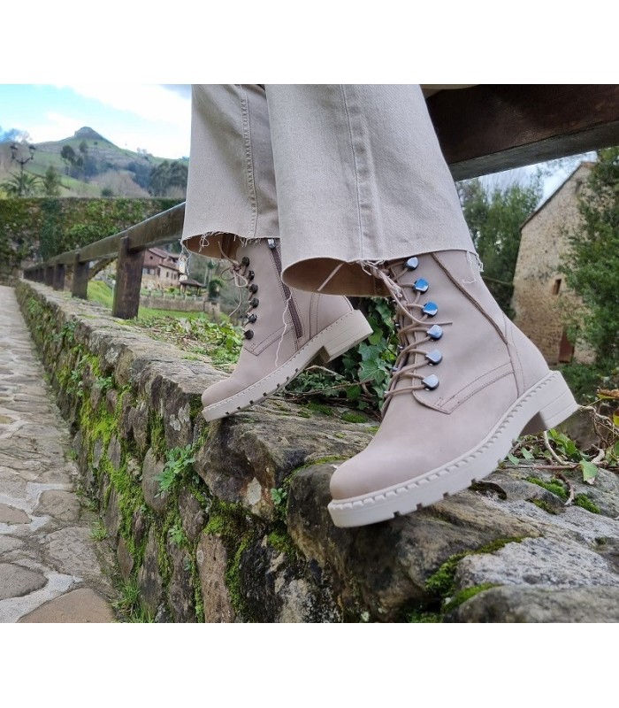 Botín mujer sport beige de Marco Tozzi