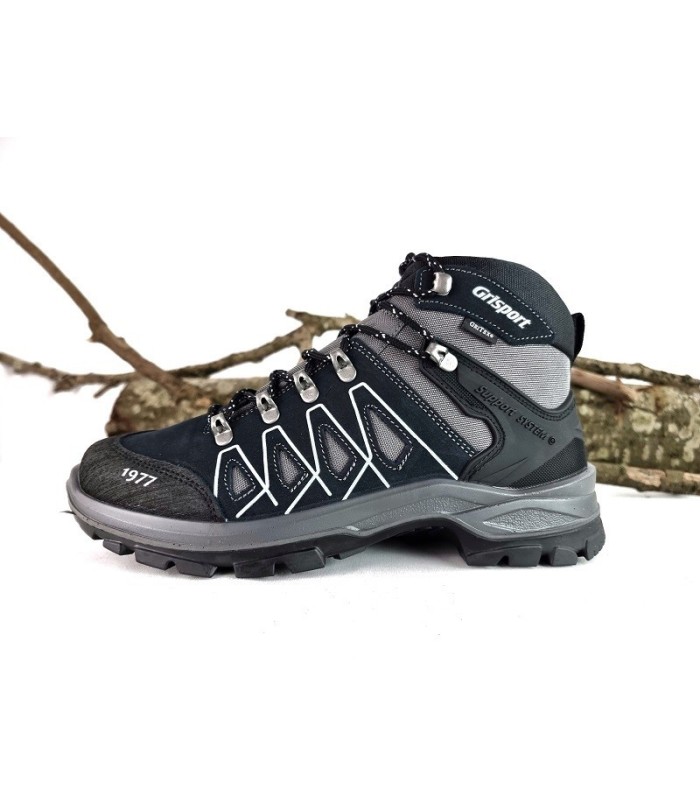 Foto de perfil:
"Botas trekking Grisport antracita: diseño en piel y nylon con membrana impermeable Gritex."