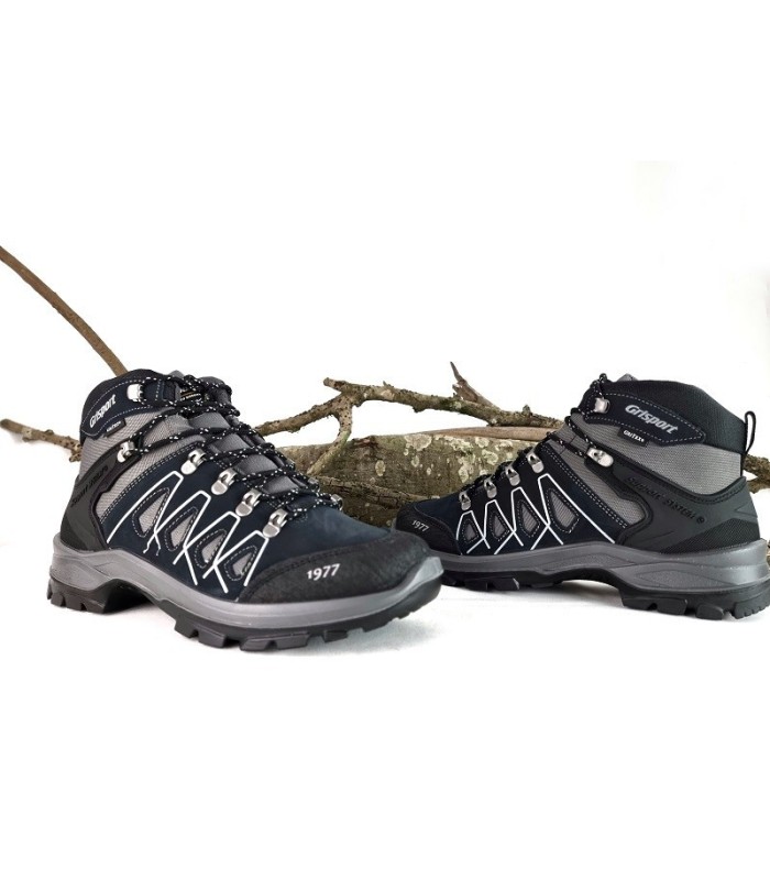 Botas trekking hombre negro antracita membrana de Grisport