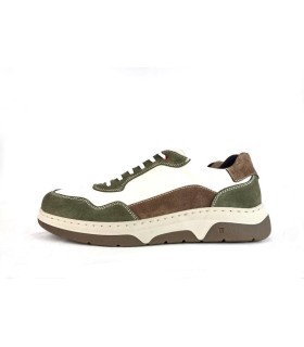 Zapato hombre cordones piel Notton, vista lateral.