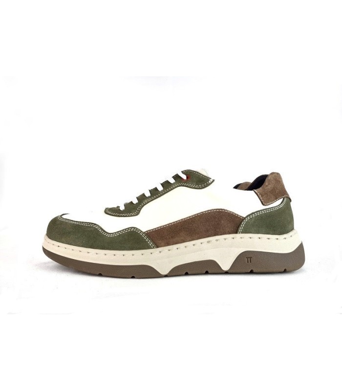 Zapato hombre cordones piel Notton, vista lateral.