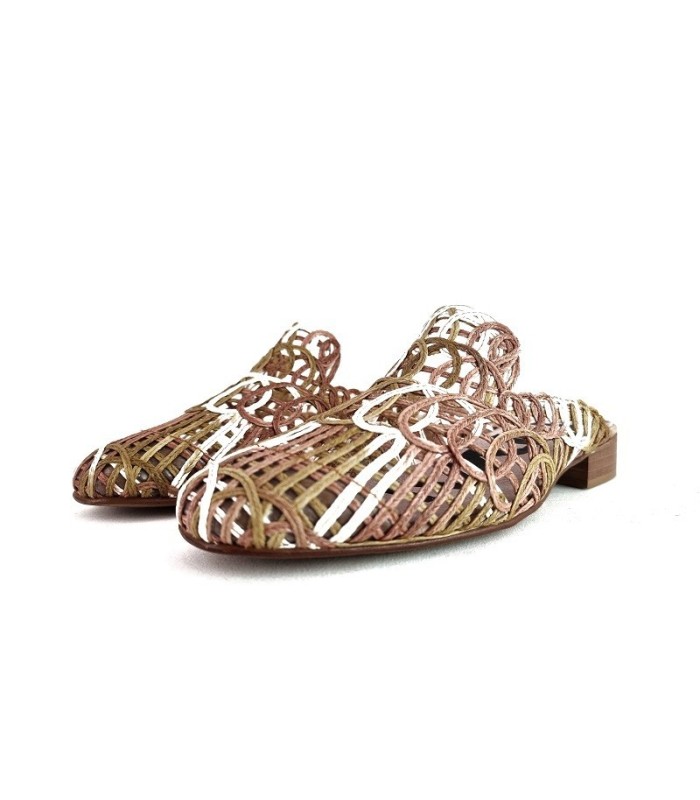 Zueco mujer Multi pardo de Nival Woman