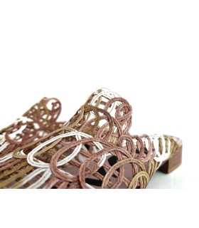 Zuecos mujer Multi pardo de Nival Woman