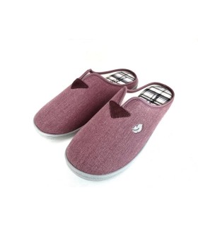 Zapatilla descalza hombre rosa de Plumaflex vista desde arriba.