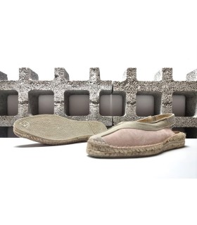 suela goma alpargata cuña baja