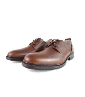 Zapato hombre traje cordones piel marrón claro de Luisetti