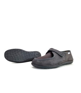 suela de goma antideslizante zapatilla gris de Cabrera