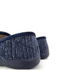 Zapatillas casapara hombre Chinilla azul de Gema Garcia de Invierno