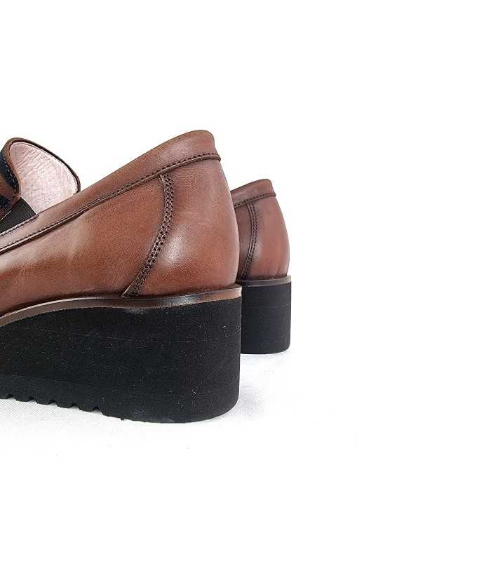trsera de los mocasines con cuña de mujer de Nival