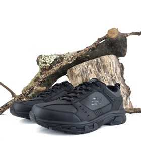 Imagen de medio perfil: Vista lateral de las zapatillas Oak Canyon Redwik hombre Skechers