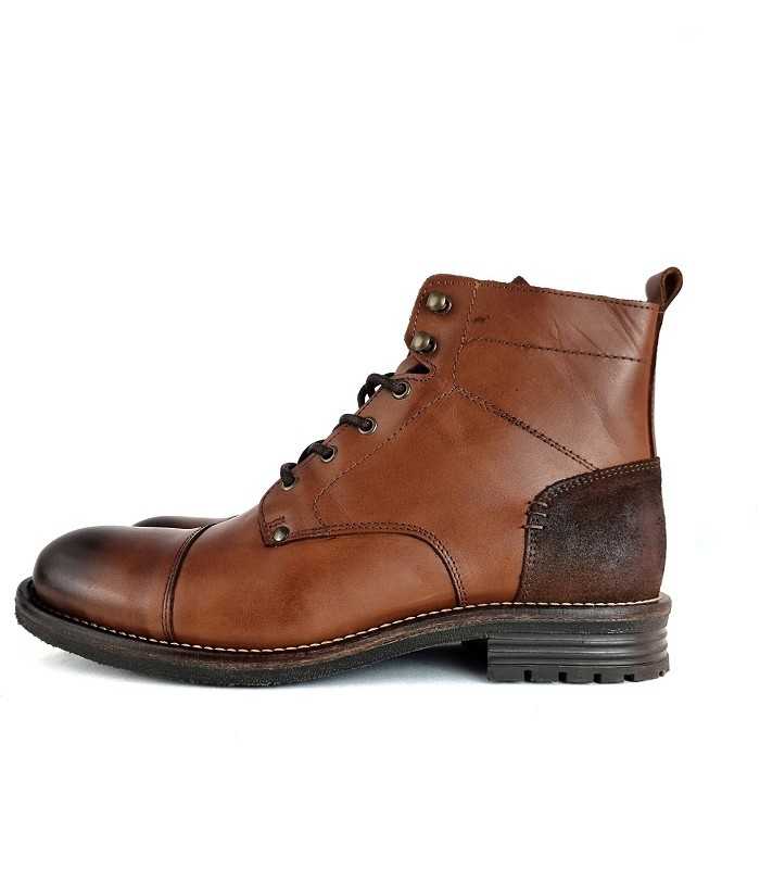 Bota hombre piel marron de Hold