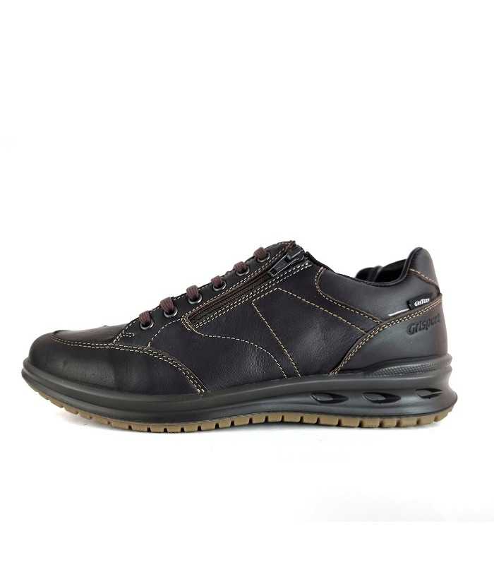 Zapatos piel Corson cremallera impermeable de Baerchi para hombre marron