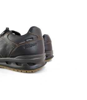 Zapato piel Corson cremallera impermeable de Baerchi para hombre marron