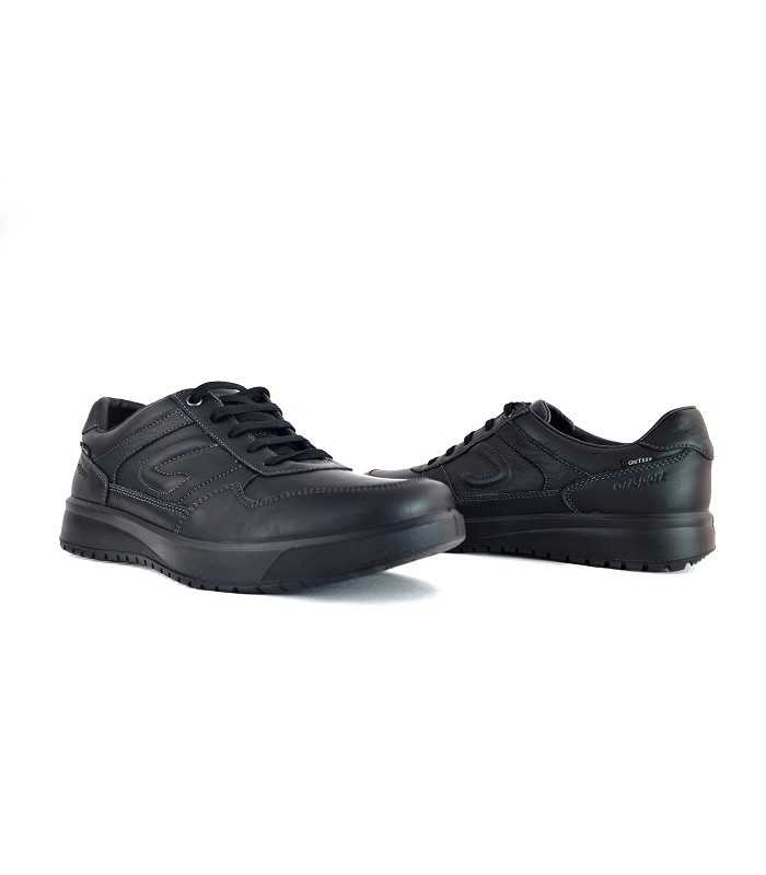 Zapatos sport negros cordón membrana Grisport